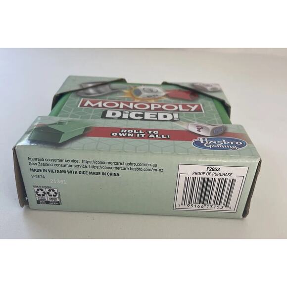 Monopoly Diced Game Ready, Set, Roll! Family Game NEW Factory Sealed - Picture 3 of 6